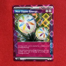 Neo Upper Energy 162/162 Temporal Forces Ace Spec Pokemon TCG **Ships Free** - Image 1