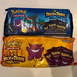 Brand New 2024 2025 Pokemon TCG Trick or Trade Booster Bundle - 80 & 120 Packs - Image 1