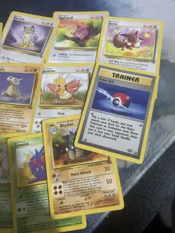 Pokemon TCG Base Set Jungle Bundle Job Lot 12 Cards Total 1999 - Image 2