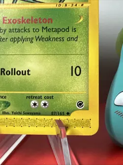 METAPOD - 87/165 - Expedition Base Set - Uncommon - Pokemon Card - Image 4