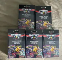 Pokemon Mystery Box Sealed With Team Rocket Booster Chance Lot Of 5 - Image 2