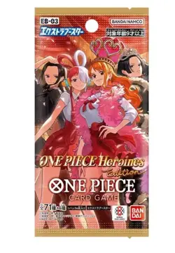 ONE PIECE TCG CARD GAME EB03 BOOSTER PACK JAPANESE Heroines Edition - Image 1