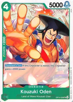 Kouzuki Oden OP14-026 The Azure Sea's Seven One Piece - Image 1