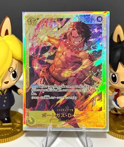 One Piece Japanese - Portgas.D.Ace - OP07-119 SEC Foil NM - Image 1