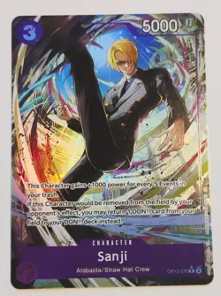 Sanji (Alt Art) OP12-070 English Legacy of the Master - One Piece Card - NM - Image 1