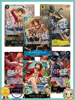 ONE PIECE Card Promo Set Vol.1 TS-01 Southeast Asian Championship 2023 Sealed - Image 1