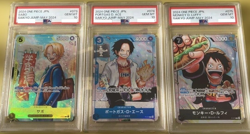 PSA 10 Sabo Ace Luffy Promo Saikyo Jump 2024 ONE PIECE Card SEQ Set Japanese - Image 1