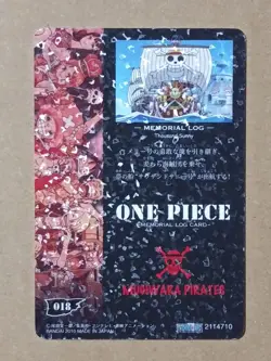 One Piece Caramel Popcorn Card 018 Straw Hat Pirates - Image 2