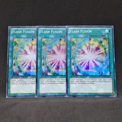3x Flash Fusion DRLG-EN016 1st Edition Super Rare NM Near Mint Yu-Gi-Oh! Card - Image 2