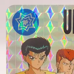 Yu Yu Hakusho Urameshi Team TCG Card Holo Bandai Vintage 1993 Made In Japan - Image 3