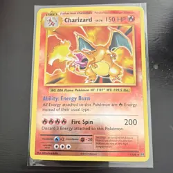 Pokemon Charizard 11/108 Evolutions Reverse Holo Rare TCG Card English 2016 - Image 1