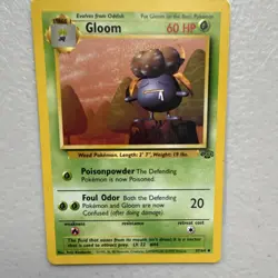 Pokemon Gloom 37/64 Jungle Uncommon Unlimited 1999 Stage 1 WOTC Single Card - Image 1