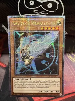 Artifact Moralltach Quarter Century Secret Rare Card RA04-EN214 Yu-Gi-Oh - Image 1