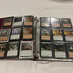 Magic The Gathering Collection Vintage Mtg Huge Binder - Image 3