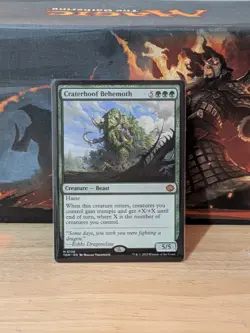 x1 Craterhoof Behemoth TDM Tarkir Dragonstorm MTG 138 MYTHIC M/NM 1x - Image 1