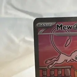 Pokemon Mew EX Full Art Black Star Promo Holo SVP Black Star Promos 053 2023 - Image 3
