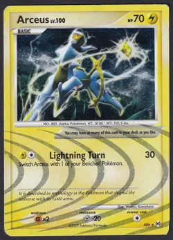 Pokemon Arceus AR6 Holo Platinum Arceus - Image 1