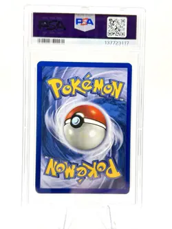 1999 POKEMON BASE SET UNLIMITED #7 HITMONCHAN-HOLO PSA 8 - Image 2