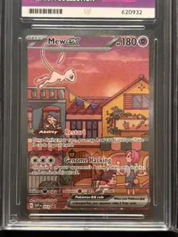 Pokemon TCG Mew EX 053 Black Star Promo 151 UPC Ace 10 - Image 3