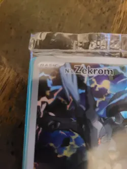 Pokemon TCG N's Zekrom ETB Promo Pokemon Center Stamp sealed - Image 4