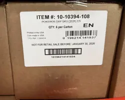 Pokemon Day Collection 6 BOX DISPLAY CASE Factory Sealed 6 ct - Image 1