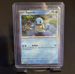 Pokemon TCG Scarlet & Violet Black Star Promo Squirtle #48 Cosmos 🌌 Rare! - Image 1