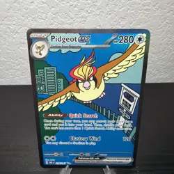 Pidgeot ex 225/197 SIR Special Illustration Rare Pokemon Obsidian Flames - Image 1