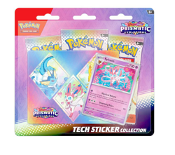 Pokemon Prismatic Evolutions Tech Sticker Collection 3 Pack - Sylveon - Image 1