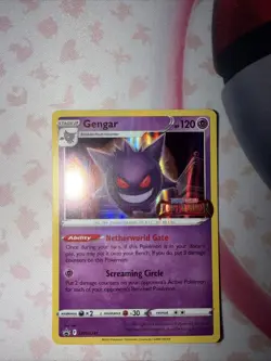 Pokemon Gengar - SWSH241 - Black Star Promo - Lost Origin Prerelease STAMP NM 05 - Image 1