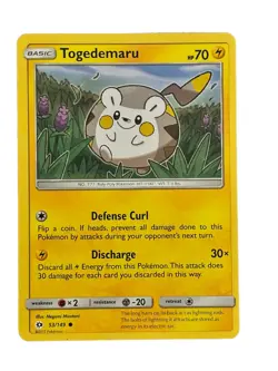 New: 2017 Pokemon TCG Togedemaru 53 Sun & Moon Regular Common - Image 1