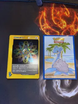 Pokemon Japanese VS series Holo Rainbow Energy e-Reader 291💎 LP Near Mint NM💎 - Image 1