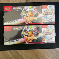 Sam's Club Pokemon Prismatic Evolutions Surprise Box & Booster Bundle X2 - Image 1