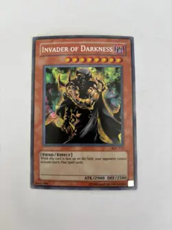 Yu-Gi-Oh! Invader of Darkness IOC-111 Secret Rare Near Mint FREE SHIPPING! - Image 1