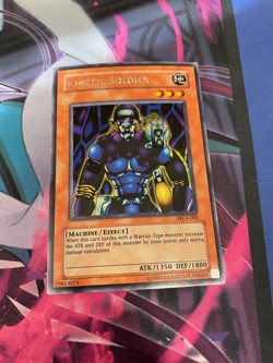 YUGIOH - KINETIC SOLDIER - WC4 - PRISMATIC SECRET RARE - MP - PROMO - Image 1