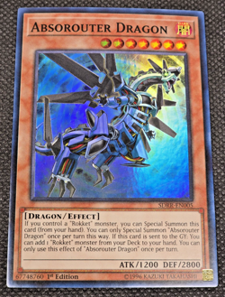 Yugioh! LP Absorouter Dragon - SDRR-EN005 - Super Rare - 1st Edition LP+ -- L47 - Image 1