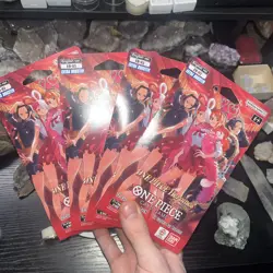 One Piece Heroines Edition English EB-03 Sleeved Booster Pack Lot Of 4-In Hand - Image 1