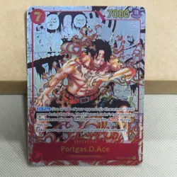One Piece Portgas.D.Ace OP02-013 OG Paramount War Manga Alt Art English - Image 1