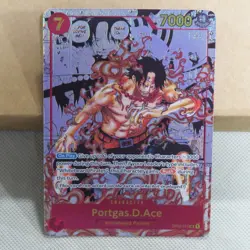 One Piece Portgas.D.Ace OP02-013 OG Paramount War Manga Alt Art English - Image 4