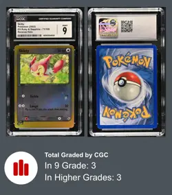 Pokemon TCG Skitty EX Ruby & Sapphire 71/109 Reverse Holo CGC 9 - Image 3