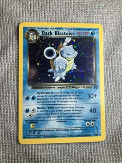 💎🔥Pokemon TCG HOLO Dark Blastoise 3/82 Team Rocket Near Mint B - Image 1