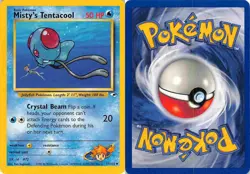 Misty's Tentacool 57/132 Uncommon Gym Heroes Pokemon LP - Image 3