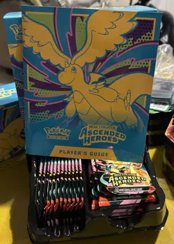 Pokemon Ascended Heroes Opened packs X22 + ETB Box with Players Guide Book - Image 1