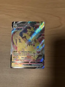 Pokemon Zeraora VMAX 054/159 Crown Zenith Ultra Rare Holo 320 HP Card English - Image 2