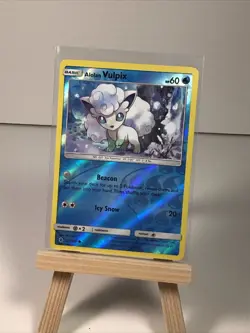 Alolan Vulpix - 21/145 Reverse Holo SM - Guardians Rising - LP - NM Pokemon TCG - Image 2