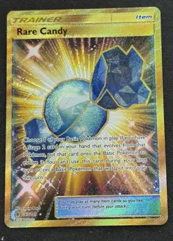 Rare Candy 165/145 Guardians Rising Gold Secret Rare Holo 🔥 Pokemon - Image 1