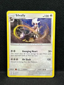 Pokemon Tcg Silvally 184/236 Unified Minds Cosmos Holo - Image 1