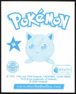 Carte Pokemon Badge S4 Sticker Merlin Serie 2 Francais - Image 2