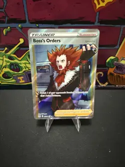 Pokemon TCG Boss's Orders Trainer Gallery Holo Card TG24/TG30 Lost Origin - Image 1