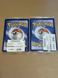 Pikachu At The Museum Jumbo Pokemon Card X2 - Natural History Museum - In Hand - Image 2