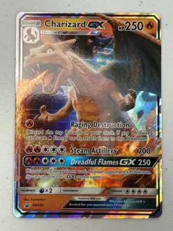 Pokemon Charizard GX - SM195 - 2019 Detective Pikachu Black Star Promo Rare NM - Image 1